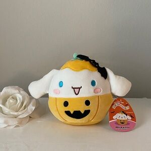Squishmallows Halloween Sanrio Cinnamoroll  Pumpkin Bat Plush